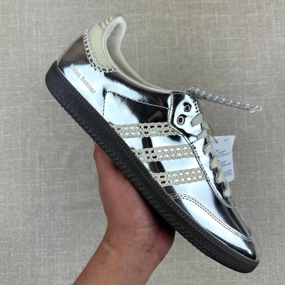 Adidas Samba Wales Bonner Silver - Picture 1 of 4